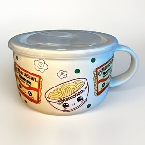 Maruchan Ramen Noodle/Soup Large Mug w/Vented Lid Mad Engine 18 oz New No Box